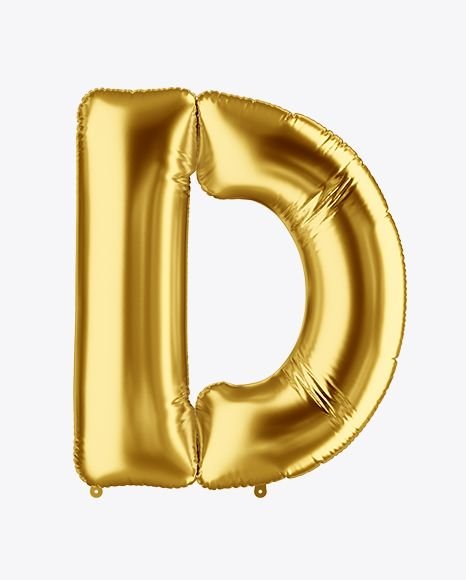 Alphabet D Balloon