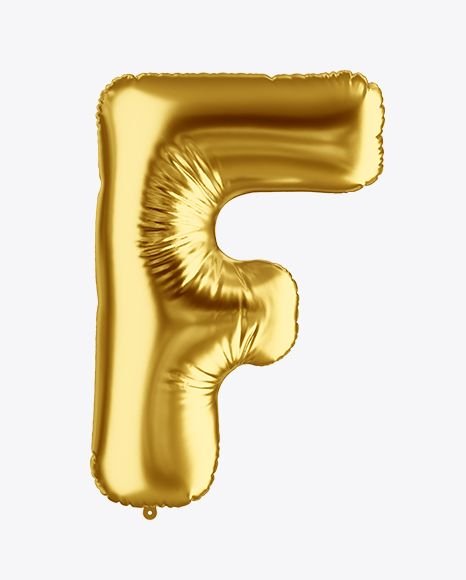 Alphabet F Balloon