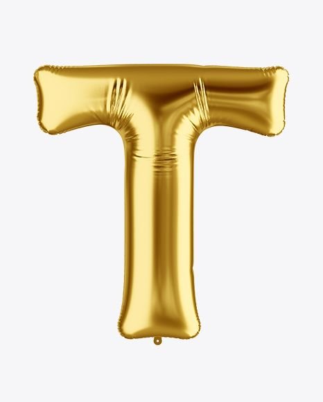 Alphabet T Balloon
