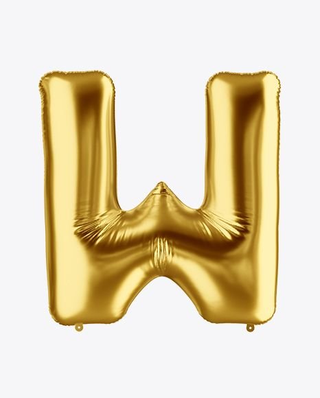 Alphabet W Balloon