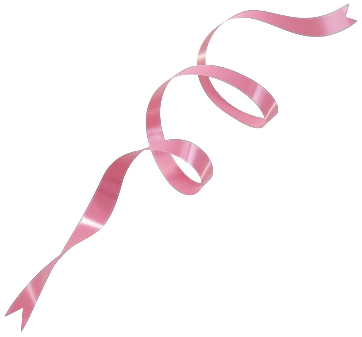 Pink Curly Ribbon