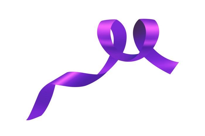  Dark Purple Ribbon