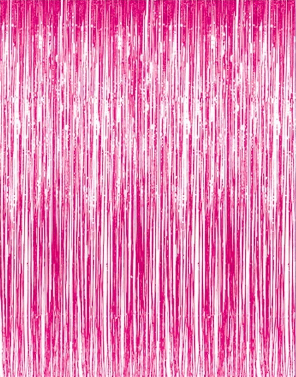 Pink Fringe Curtain