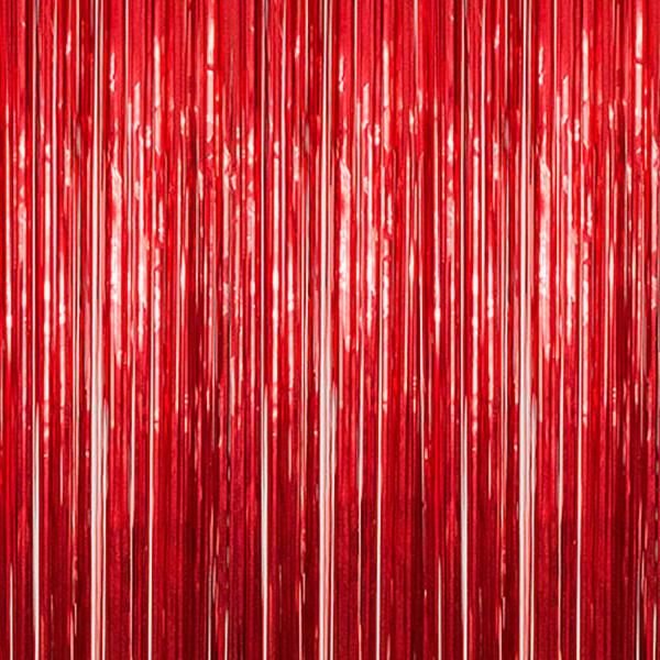 Red Fringe Curtain