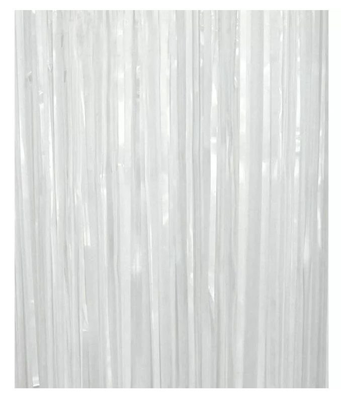 White Fringe Curtain