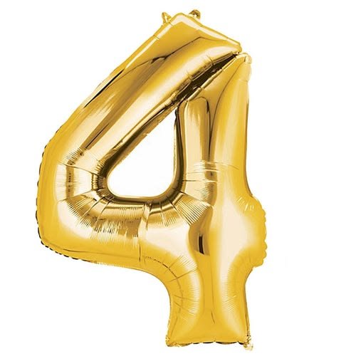 Number Balloon 4